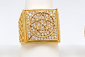 Anillo de Caballero en oro 10k