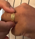 Anillo de hombre "Anti-stress" en oro 10k