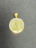 Medalla de ¨San Lazaro¨en oro 10K