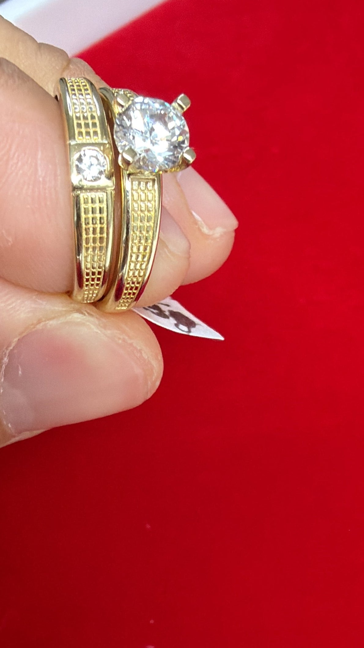 Anillos de matrimonio en oro 10k