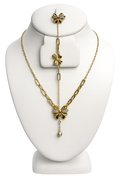 Gargantilla, Brazalete y anillo