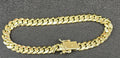 Manilla Cuban Link solida en oro 10K