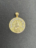Medalla de la Virgen de La Caridad en oro 10K